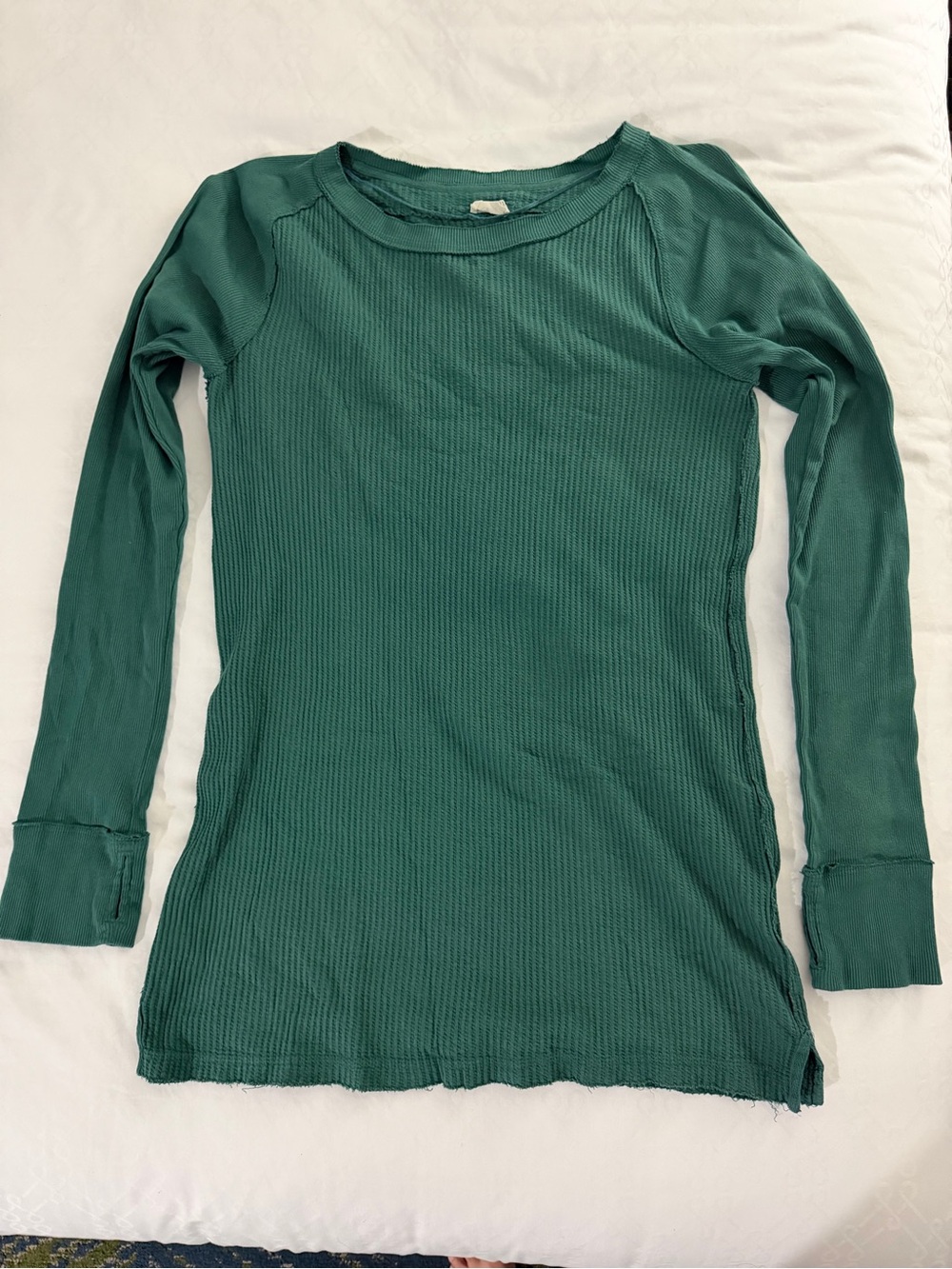 We the Free Women's Long Sleeve Thermal Top Green size XL
